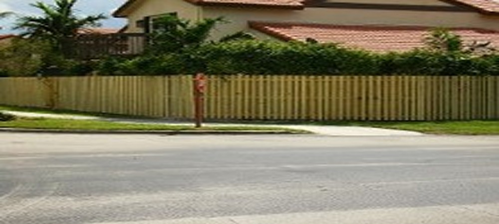 Light Brown Fence